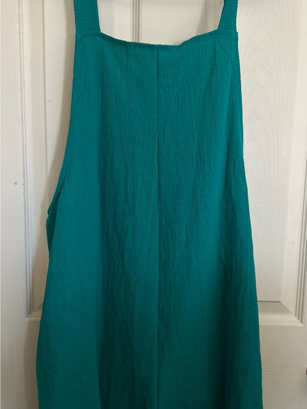 Amazon Teal Tie-Shoulder Short Romper. NWOT - Picture 10 of 12
